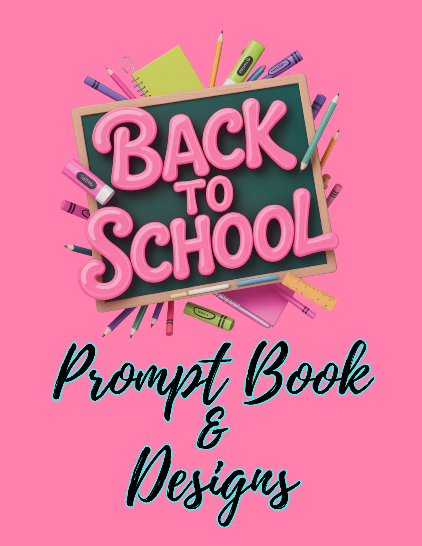 Back-to-School Notebook Cover Bundle – 50+ Done For You Designs + AI Prompts
