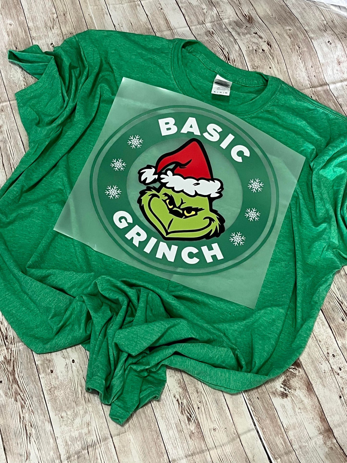 Basic Grinch DTF Transfer