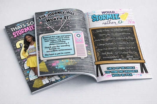 That's So RAVEN Senior Grad Booklet Template