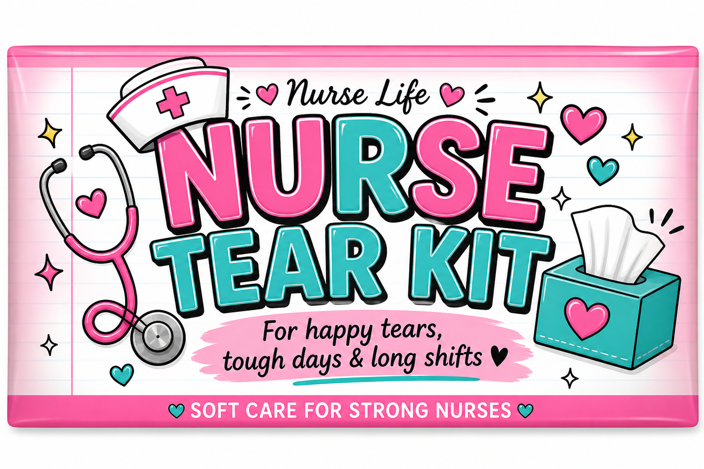 Nurse Party Favor Bundle Canva Templates | 3 Nurse Paper Purse Templates + 5 Matching Party Favor Designs | Editable Nurse Appreciation Gift Set