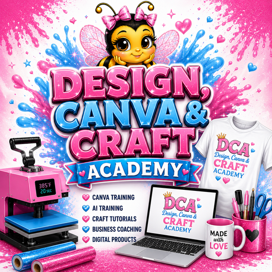 Design, Canva & Craft Academy (Monthly Subscription)