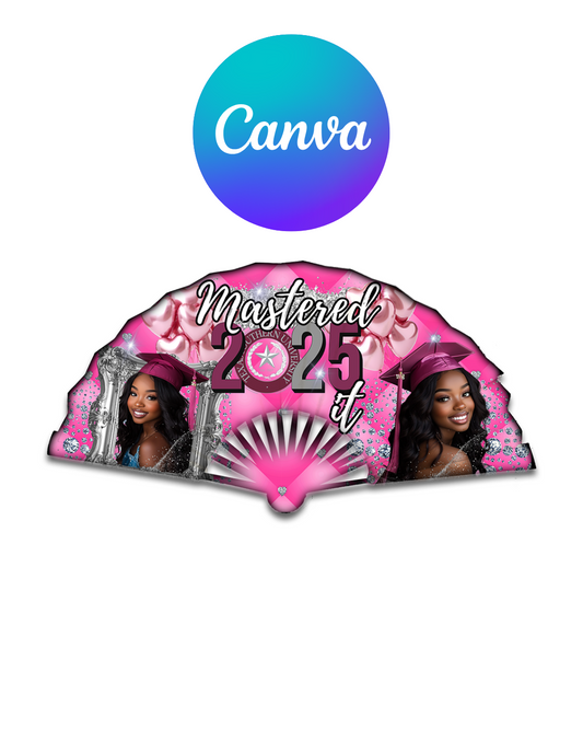 Pink Clack Fan Girl Graduation Design