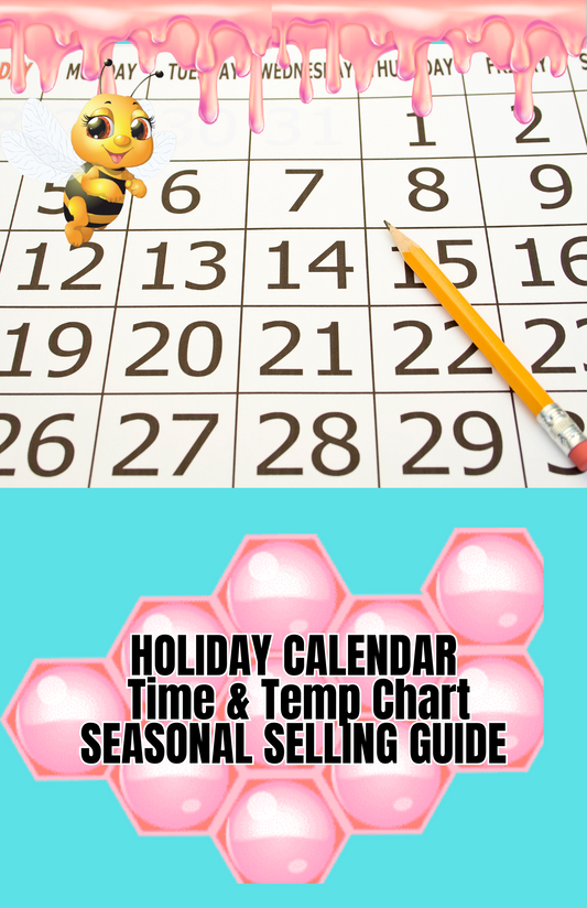 (3) Guides , Holiday Calendar, Time & Temp Chart & Seasonal Selling