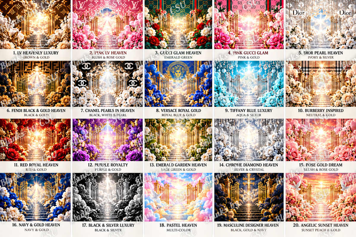 The Luxury Memorial Prompt Vault | 100 AI Prompts for Luxury Memorial Backgrounds