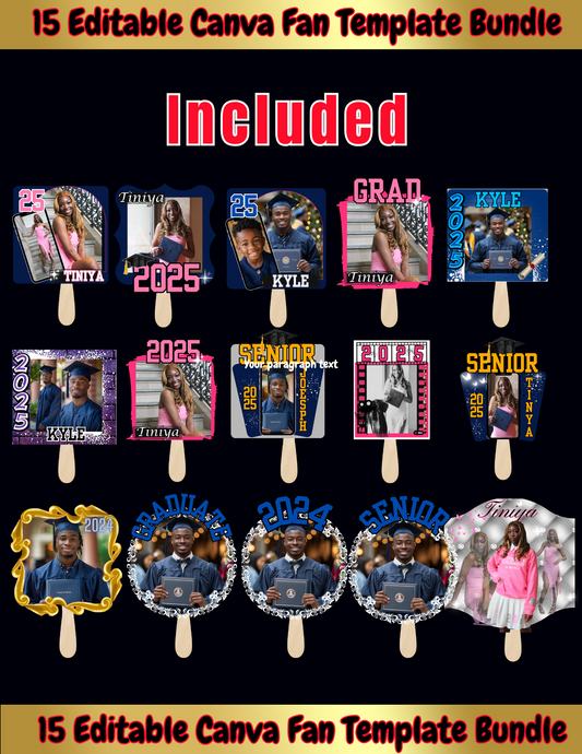 15 Editable Grad Fan Templates for GRADS