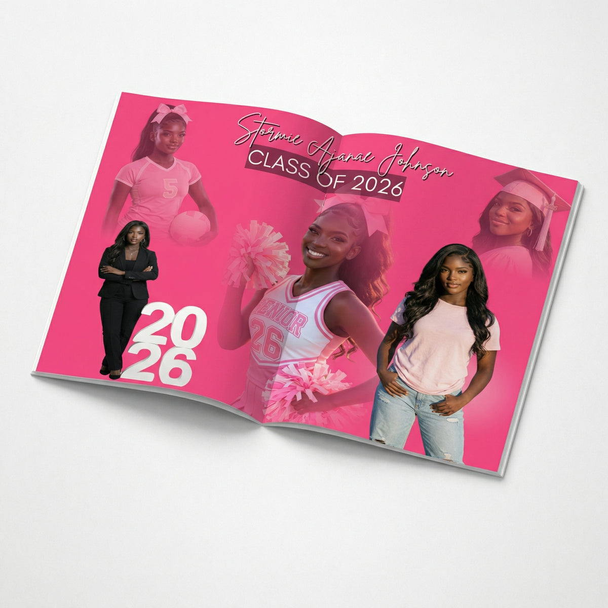 Senior Graduation Booklet Template | Canva Bundle + Mockups