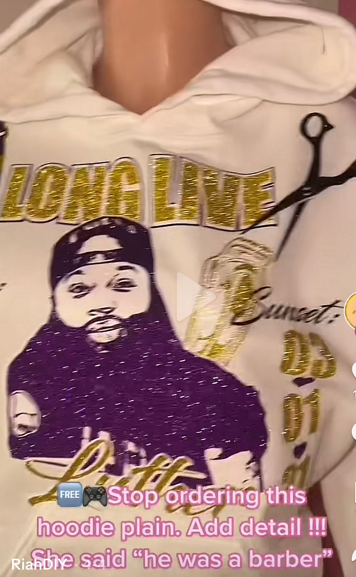 Glitter Face (layering vinyl) Vinyl