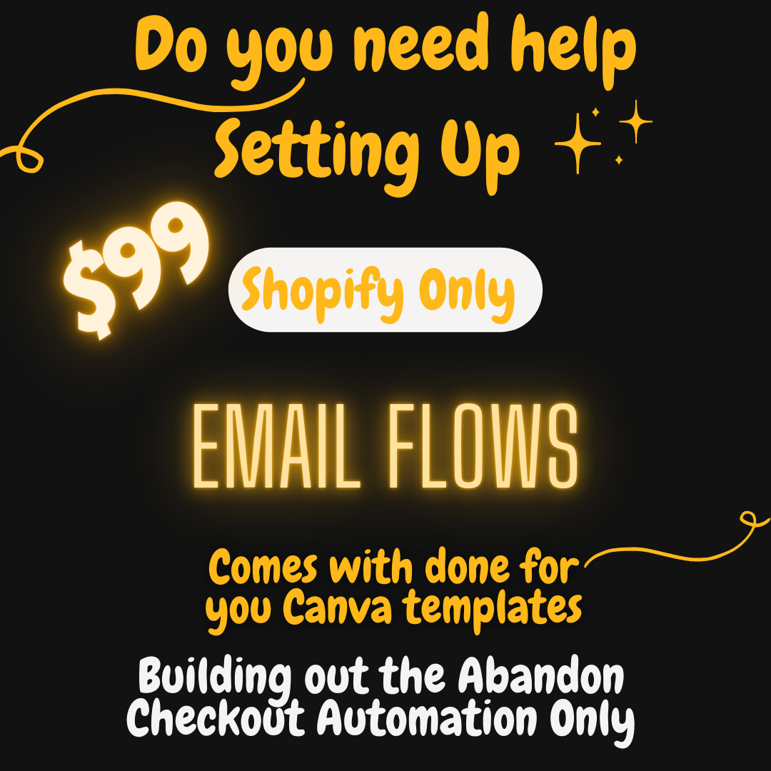 Shopify Email Abandoned Cart Flows