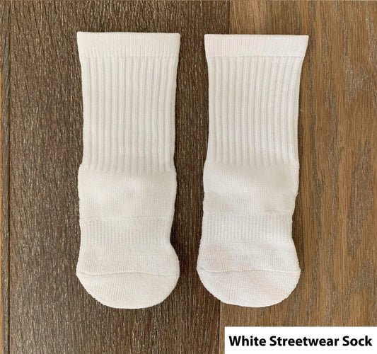 Kids white Streetwear socks