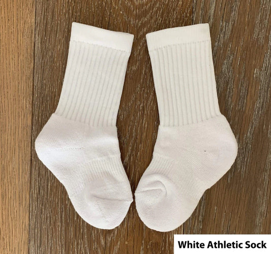 Kids white Streetwear socks