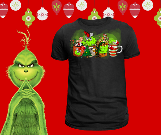 Grinch Inside Drinks DTF Transfer