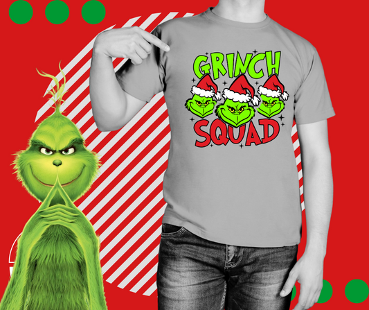 Grinch Squad DTF Transfer