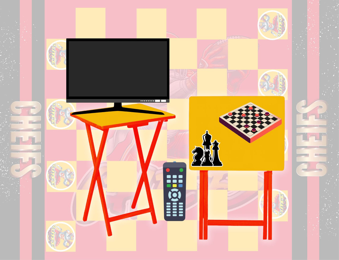 Checkerboard & Chess Table Designs – Canva Customizable