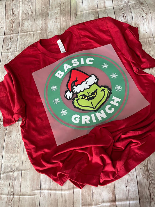 Basic Grinch DTF Transfer