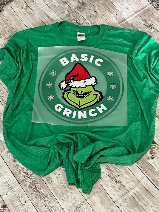 Basic Grinch DTF Transfer