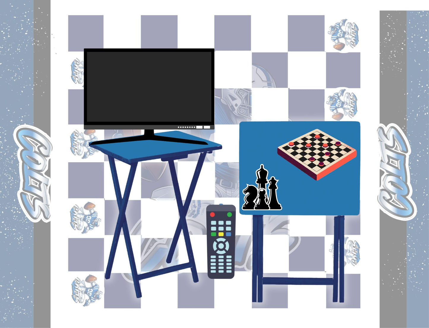 Checkerboard & Chess Table Designs – Canva Customizable