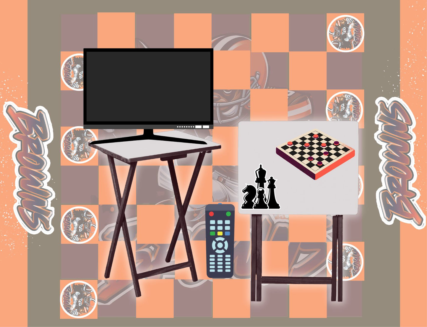 Checkerboard & Chess Table Designs – Canva Customizable