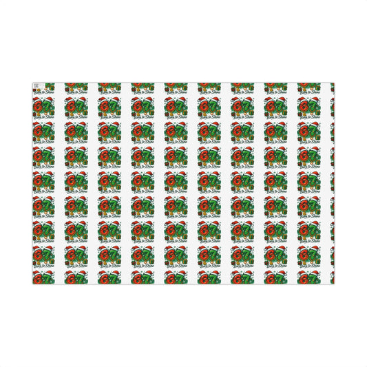🎄 Six Seven “Born to Shine” Christmas Wrapping Paper – Viral Trend Holiday Gift Wrap for Kids