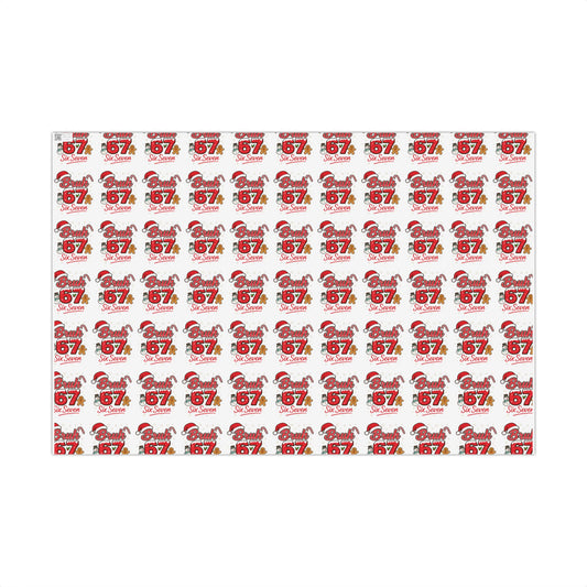 🎅 “Bruh 6 7” Christmas Wrapping Paper – Viral Holiday Gift Wrap for Kids & Teens