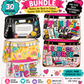 30+ Teacher Pouch Canva Templates | Editable Teacher Gift Designs | Back to School Printable Bundle