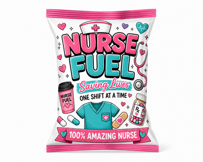 Nurse Party Favor Bundle Canva Templates | 3 Nurse Paper Purse Templates + 5 Matching Party Favor Designs | Editable Nurse Appreciation Gift Set