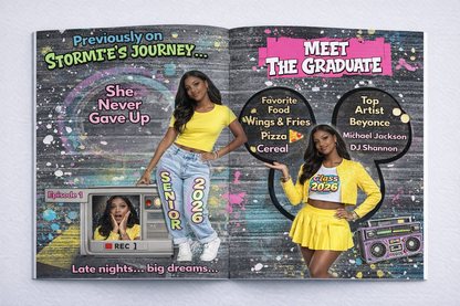That's So RAVEN Senior Grad Booklet Template
