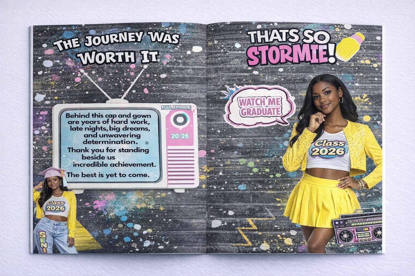 That's So RAVEN Senior Grad Booklet Template
