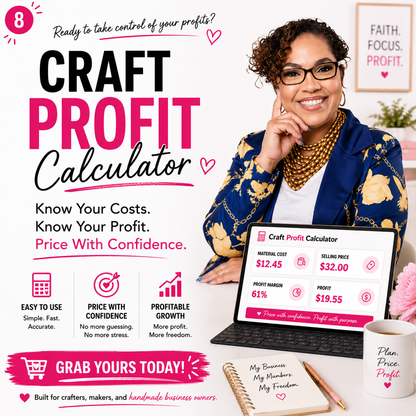 Craft Profit Calculator — Pricing Tool for Crafters (Video Walkthrough Included)