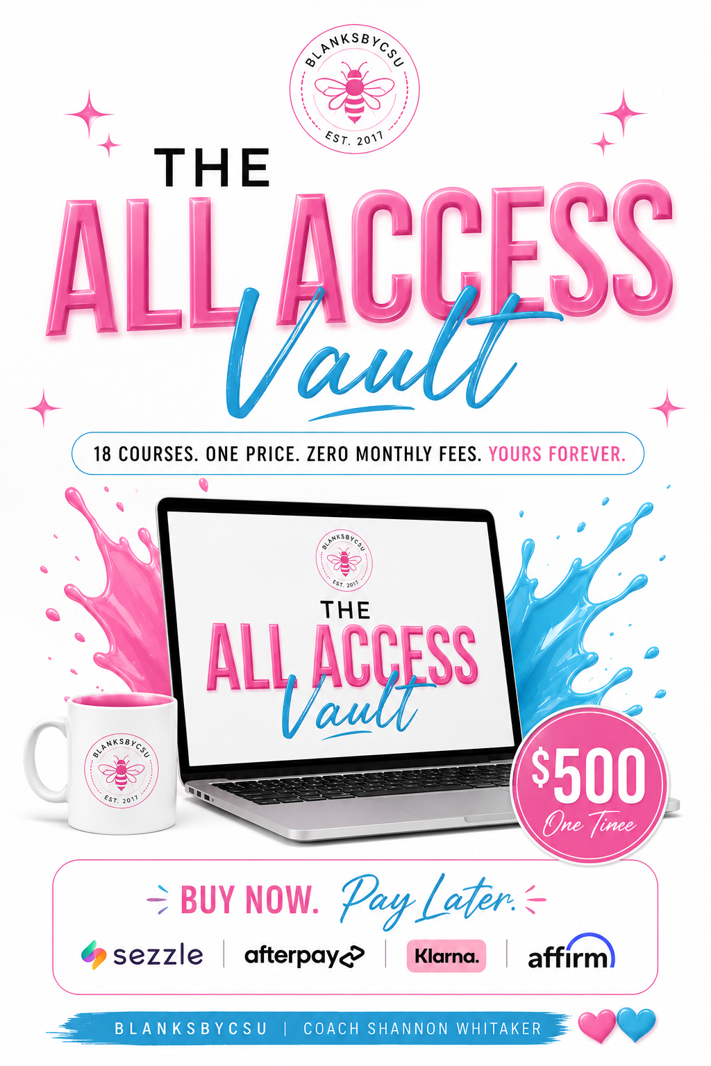 The All Access Vault | Lifetime Course Bundle |                18 Courses. One Price. Zero Monthly Fees. Yours Forever. 🗝️