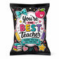 Teacher Party Favor Canva Template Bundle | Editable Teacher Appreciation Snack Wrappers & Labels