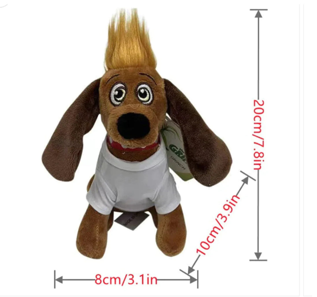 Max the Grinch's Dog Stuffed Animal With Sublimation T-Shirt