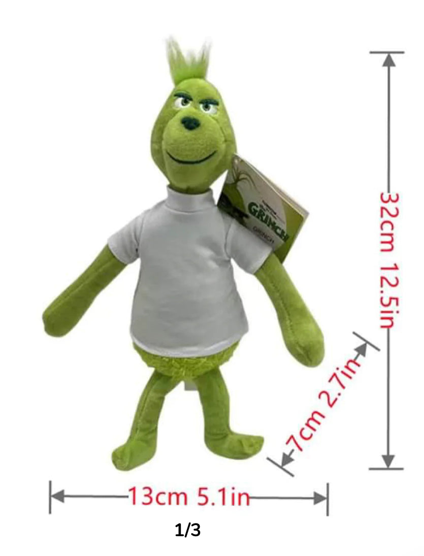 Grinch Doll with Sublimation T-Shirt