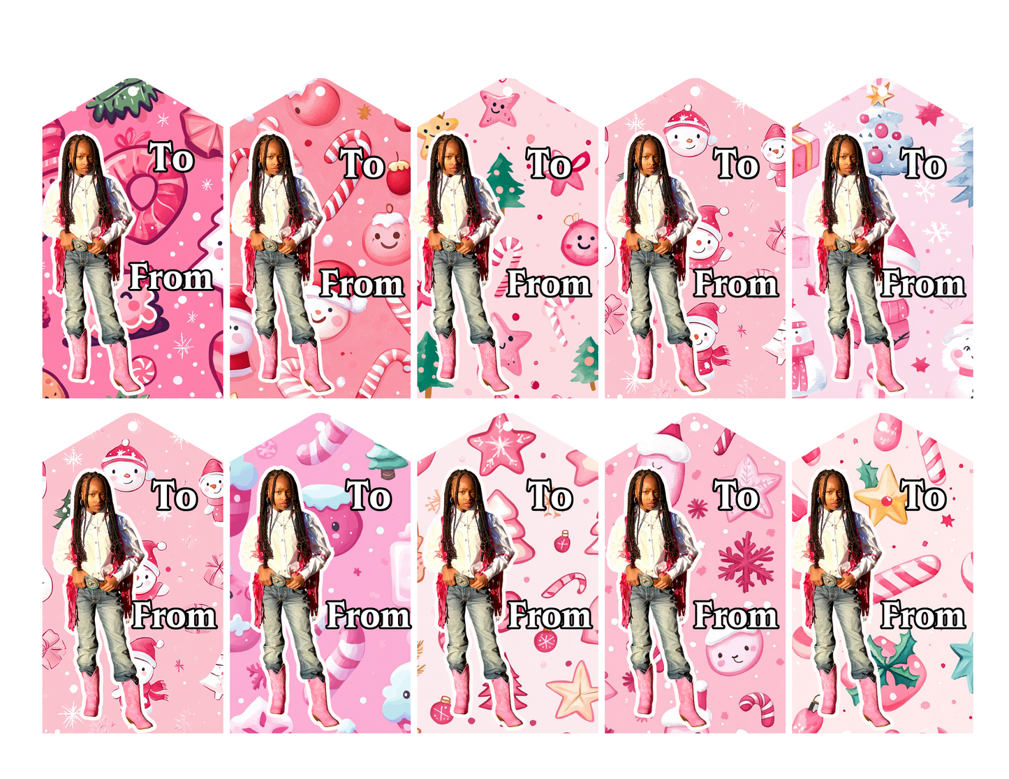 Gift tags Templates