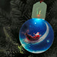 Multi-Color Light-Up Circle Acrylic Ornament