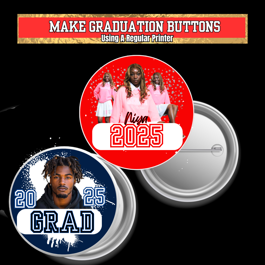 Grad Button Templates – blanksbyCSU