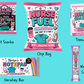 Nurse Party Favor Bundle Canva Templates | 3 Nurse Paper Purse Templates + 5 Matching Party Favor Designs | Editable Nurse Appreciation Gift Set