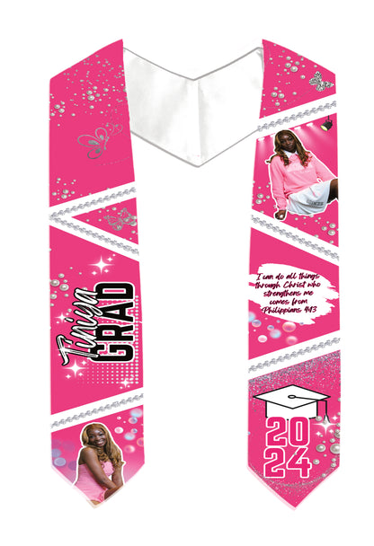 24 Graduation Stole Editable Canva designs