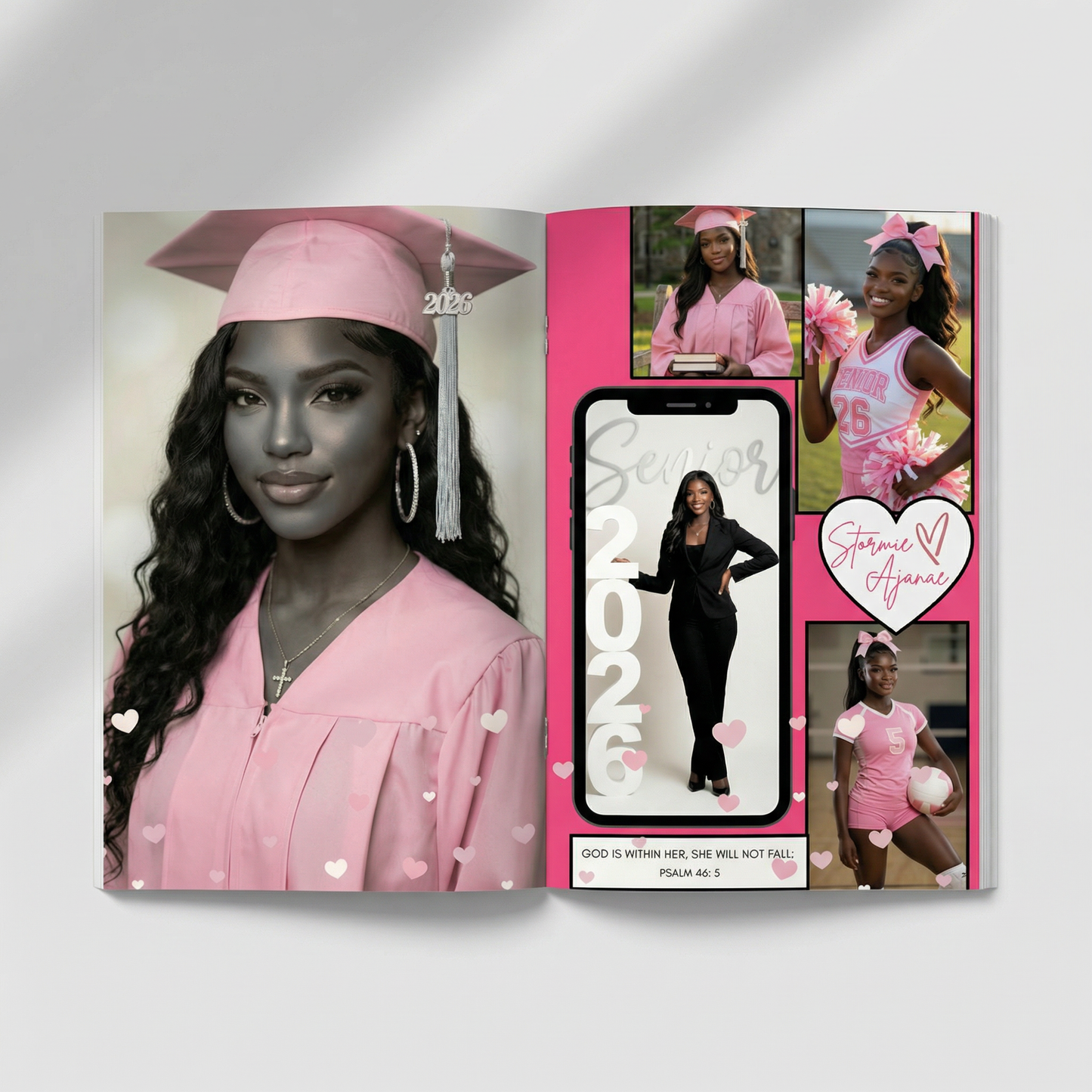 Senior Graduation Booklet Template | Canva Bundle + Mockups
