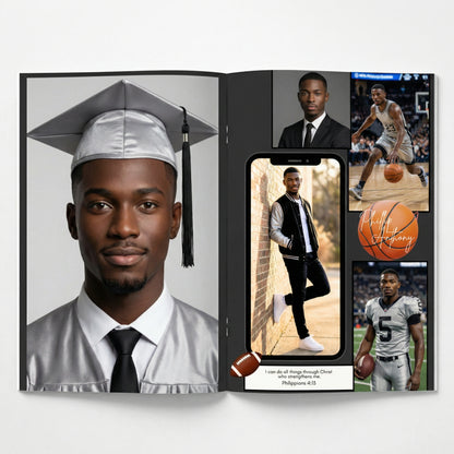 Senior Graduation Booklet Template | Canva Bundle + Mockups