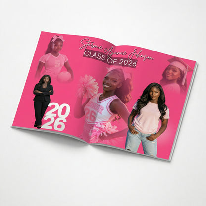Senior Graduation Booklet Template | Canva Bundle + Mockups