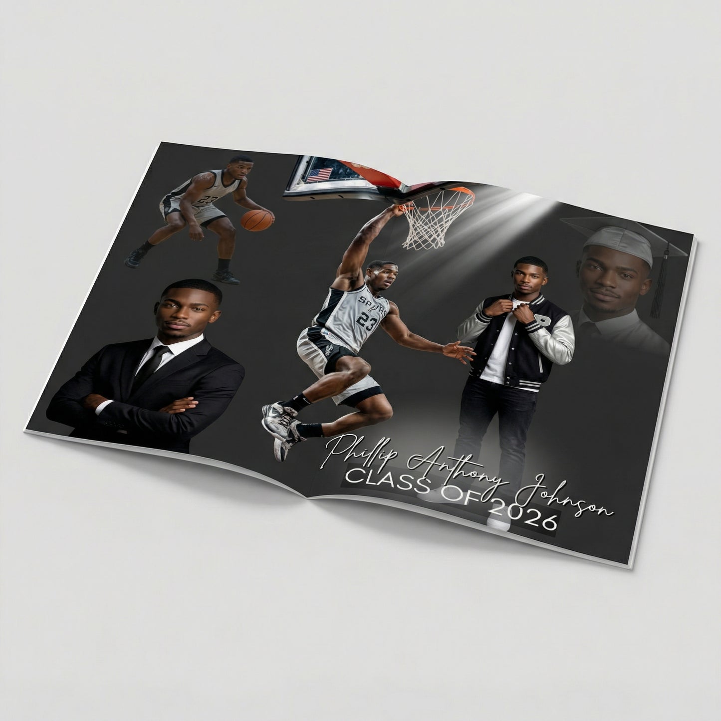 Senior Graduation Booklet Template | Canva Bundle + Mockups