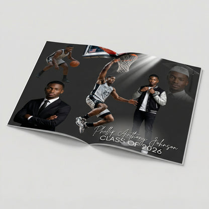 Senior Graduation Booklet Template | Canva Bundle + Mockups