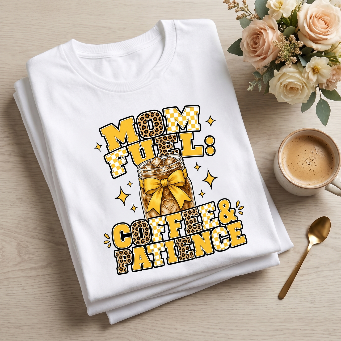 Mama Coffee PNG Bundle | 13 Coffee Lover Sublimation Designs | Editable Canva DTF Transfer PNGs for Mom Shirts & Tumblers