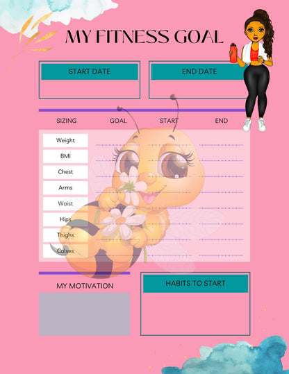 Planner Yearly, Daily, Weekly, Monthly
