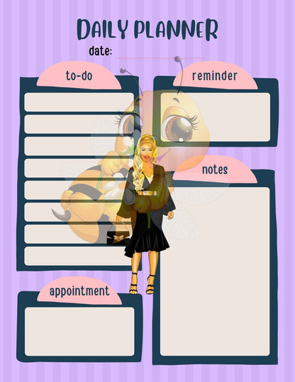 Planner Yearly, Daily, Weekly, Monthly