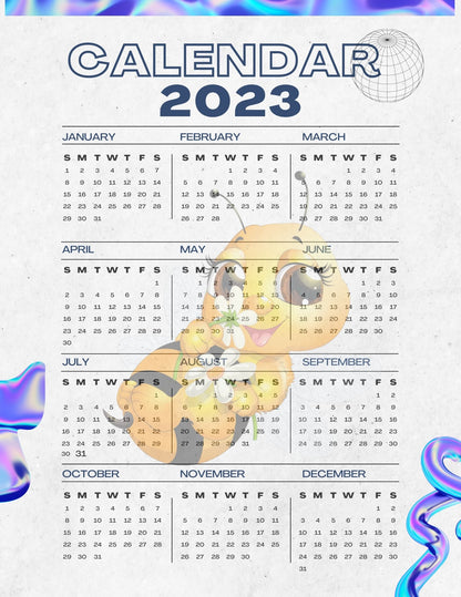 Planner Yearly, Daily, Weekly, Monthly