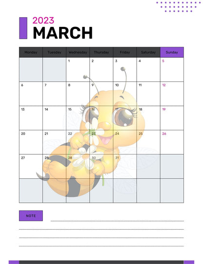 Planner Yearly, Daily, Weekly, Monthly