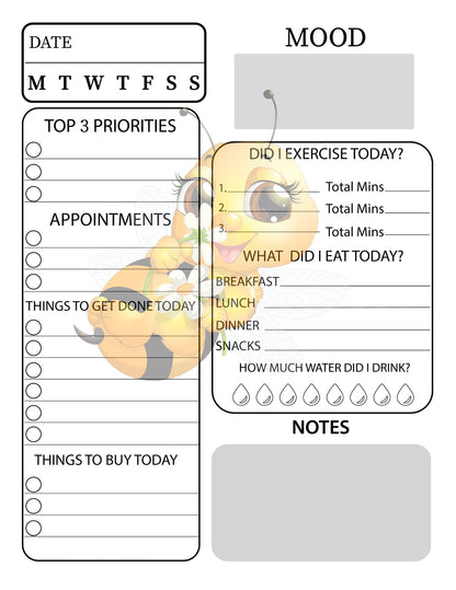 Planner Yearly, Daily, Weekly, Monthly