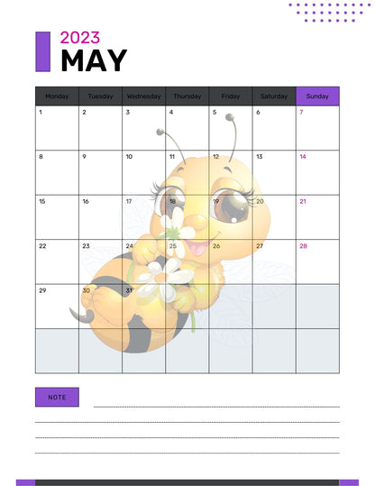Planner Yearly, Daily, Weekly, Monthly