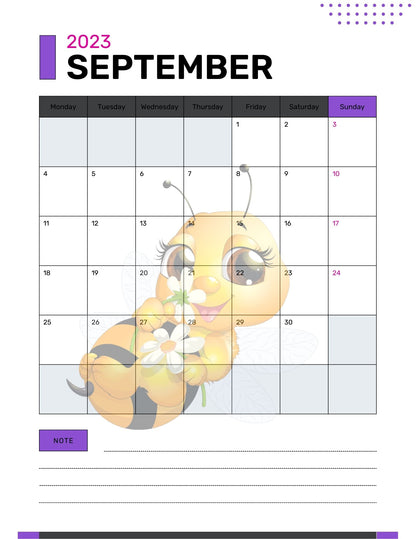 Planner Yearly, Daily, Weekly, Monthly
